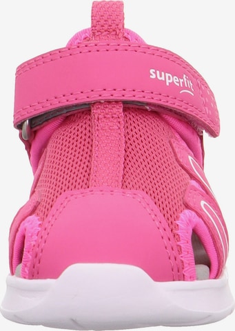 SUPERFIT Sandały 'Wave' w kolorze różowy