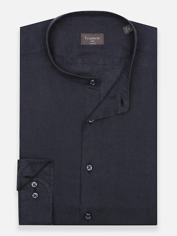Slim fit Camicia business 'Caravaggio' di 7Camicie in blu