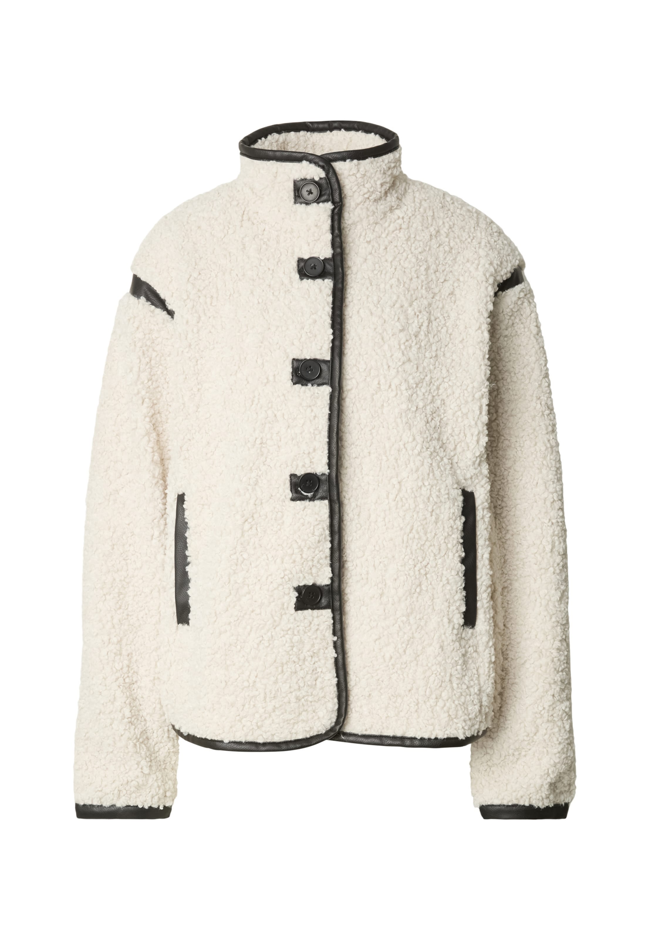 Noisy may Winterjas 'NMNORTH' in Beige: voorkant