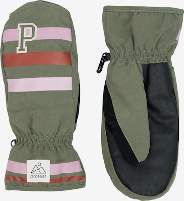 PROTEST Athletic Gloves 'PRTERIKA' in Green: front