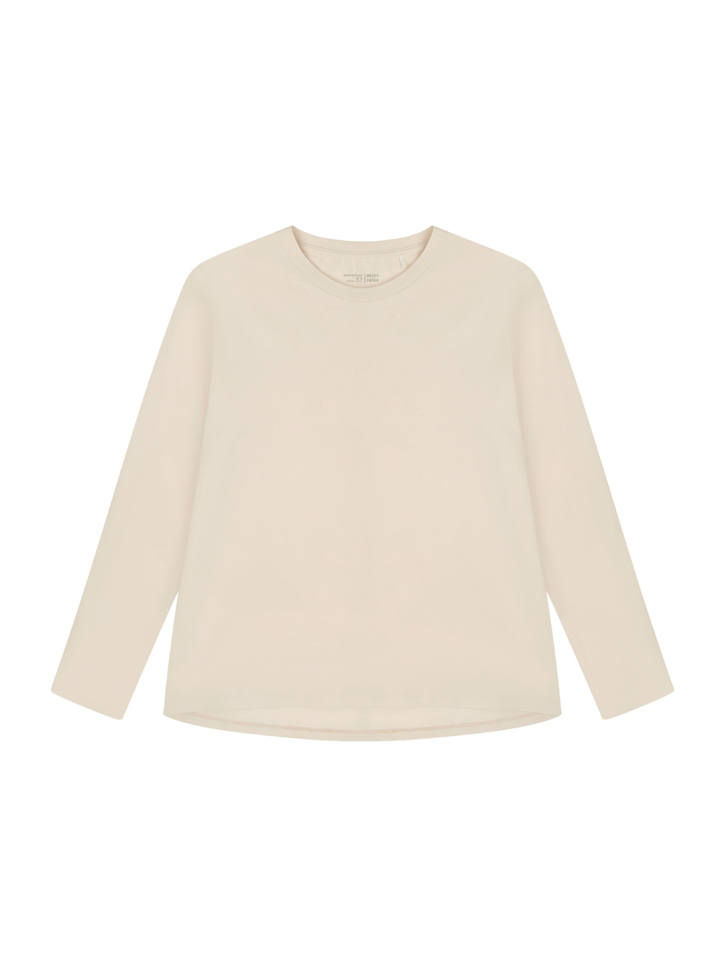 Chemise de nuit 'Mix & Relax' SCHIESSER en beige : devant