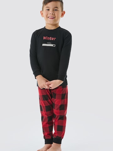 SCHIESSER Pajamas ' Family ' in Red: front