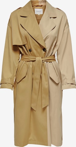 Manteau mi-saison 'Betty' ONLY en beige : devant