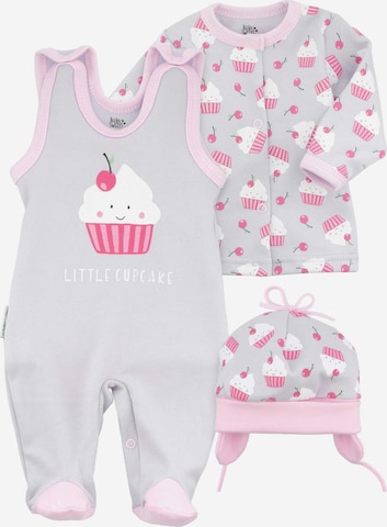 Baby Sweets Set ' Little Cupcake ' in Grey: front