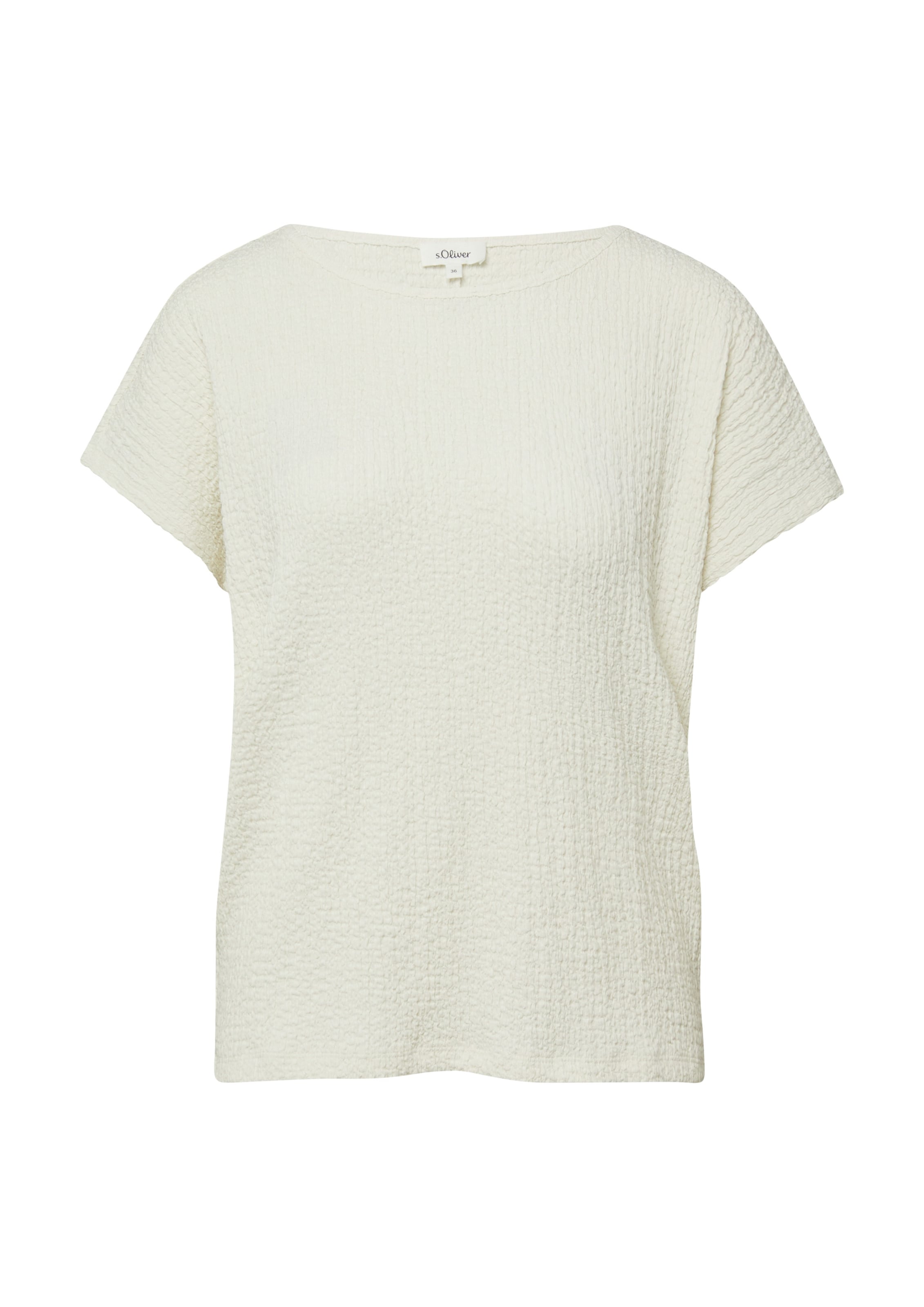 s.Oliver - Camiseta en beige: frente