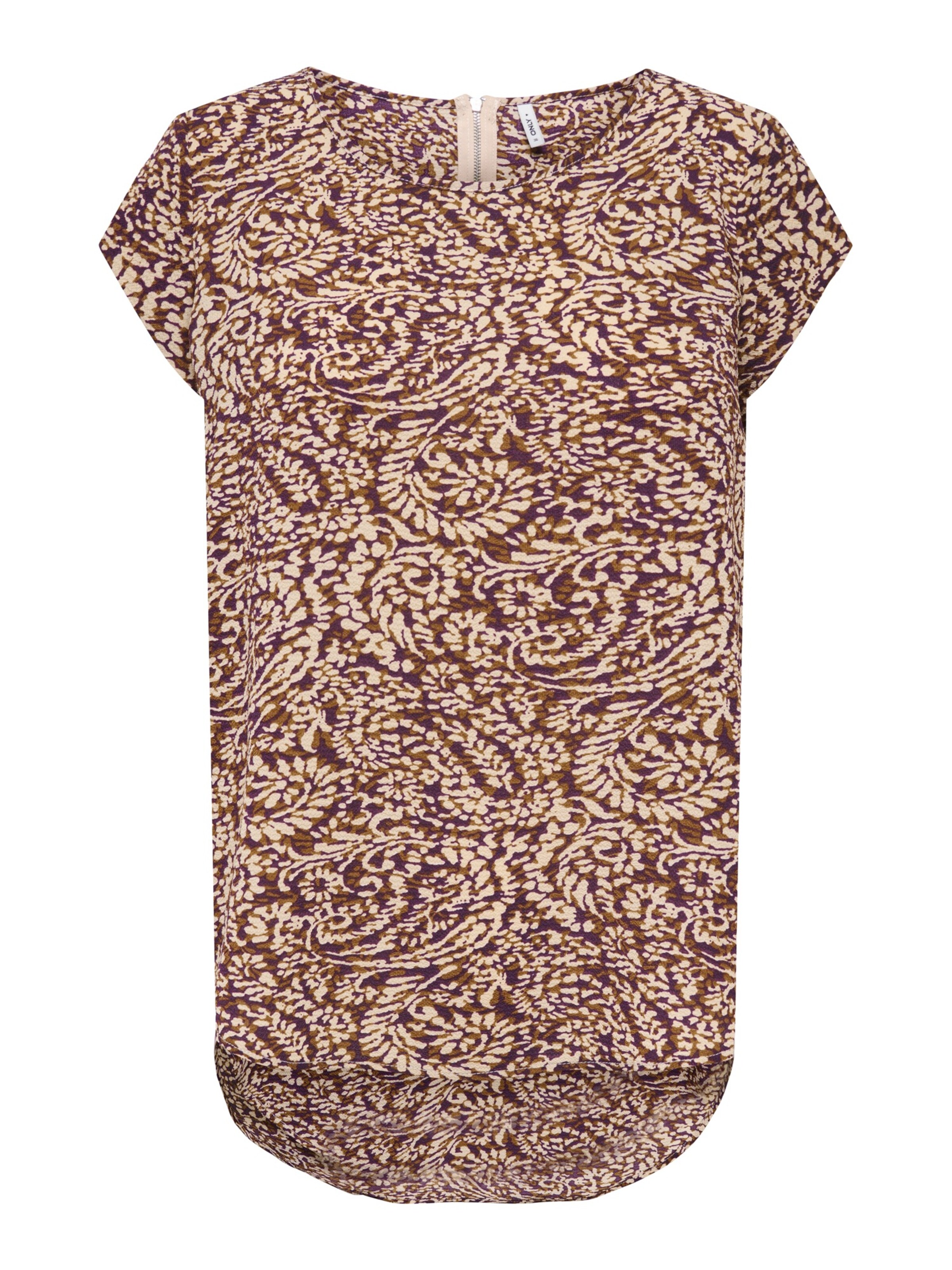 ONLY Blouse 'ONLVic' in Light beige / Olive / Bordeaux, Item view