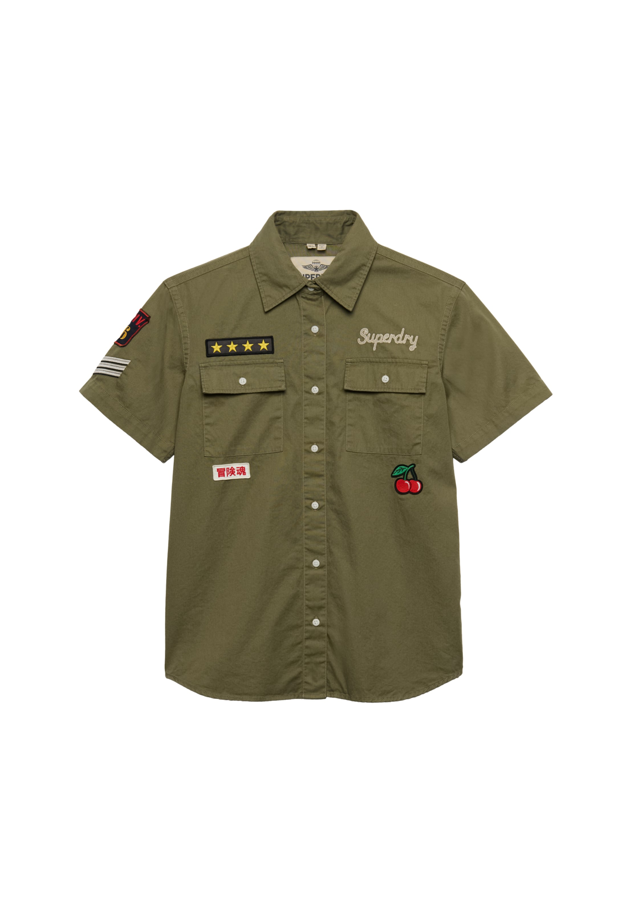 Chemisier Superdry & Co en vert : devant