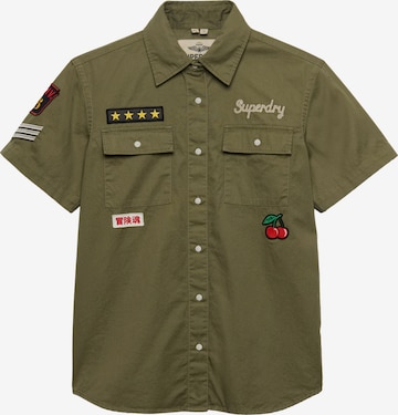 Chemisier Superdry & Co en vert : devant