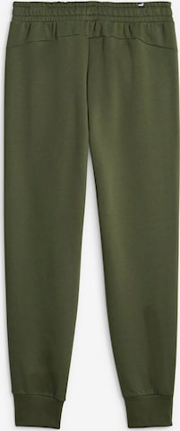 PUMA Ozke Športne hlače | zelena barva