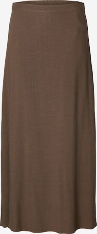 SELECTED Nederdel 'SLFVIVA' i brun: forside