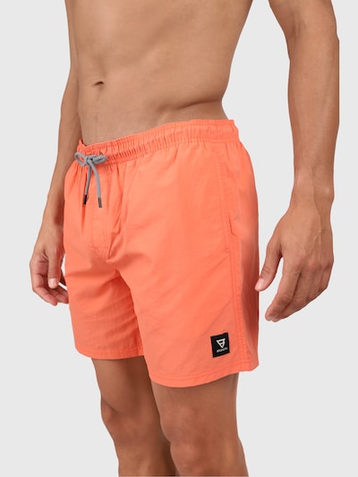BRUNOTTI Boardshorts in hellorange / schwarz, Produktansicht
