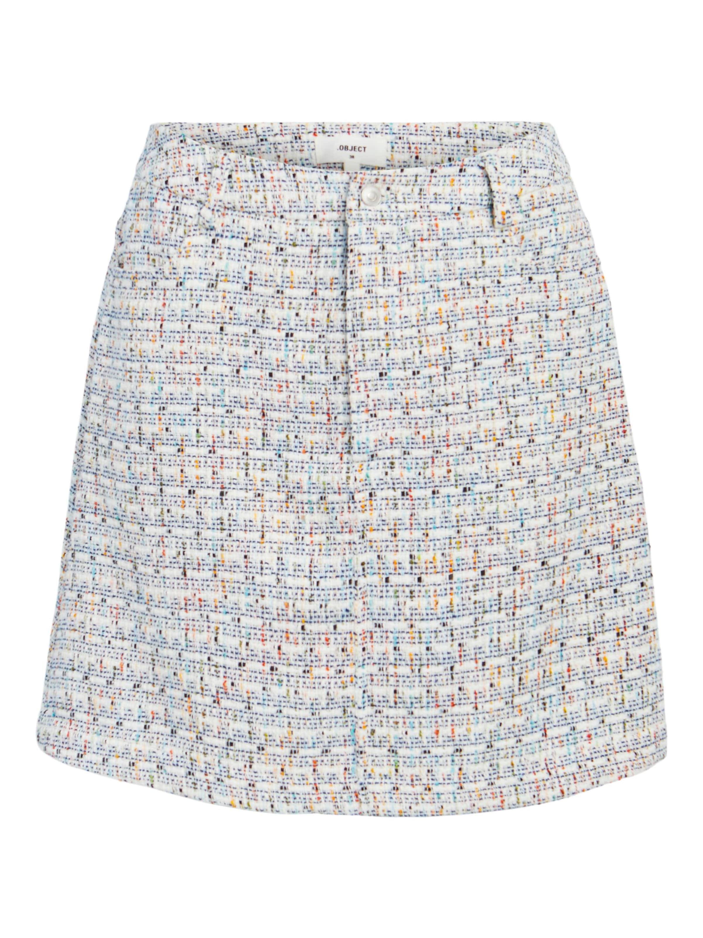 OBJECT Skirt 'Aiva' in Cream / marine blue / Yellow / Rusty red, Item view