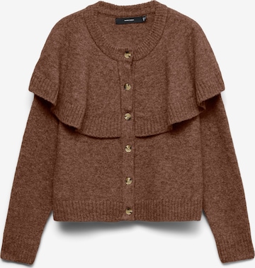 VERO MODA - Cárdigan en marrón: frente