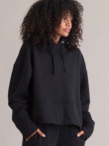 Hey Honey Sweatshirt 'Cosy Hood' in Schwarz: Vorderseite