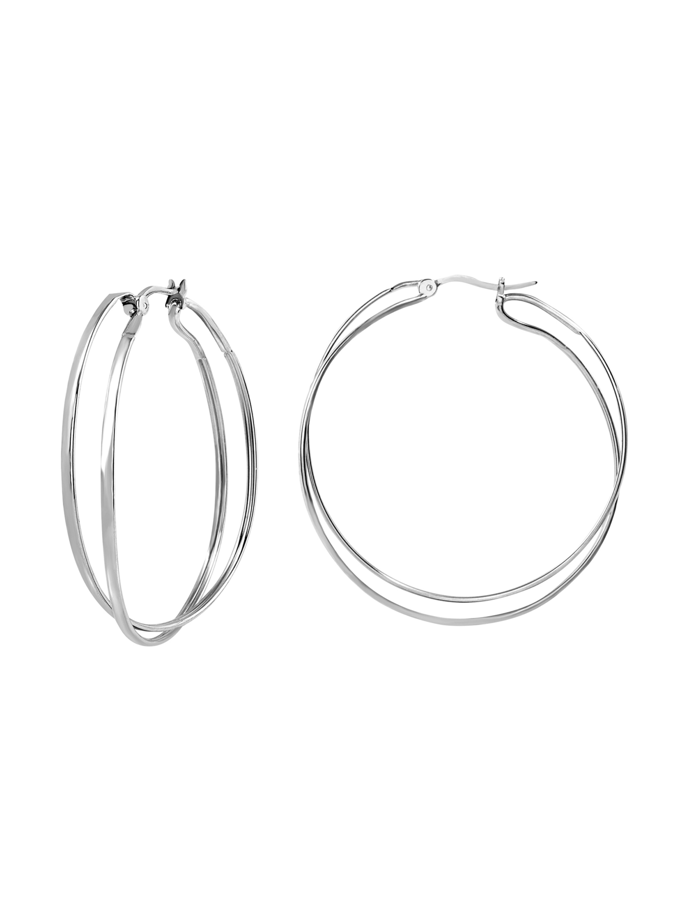 Breil Oorbellen 'Lightline' in Zilver: voorkant