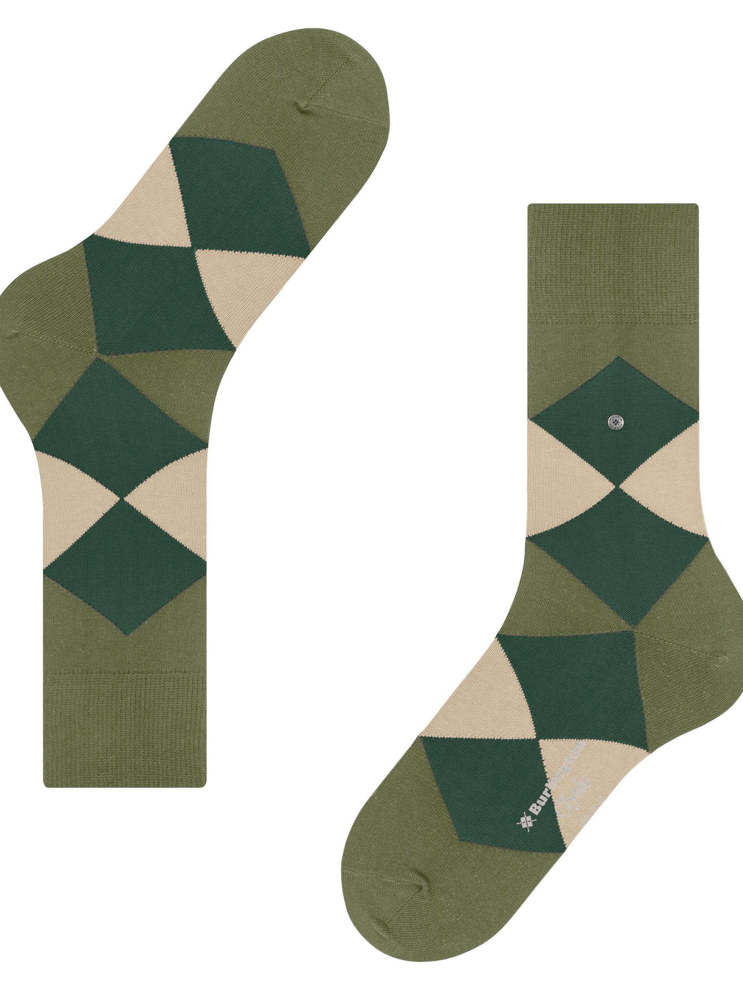 BURLINGTON Socks 'Clyde' in Green