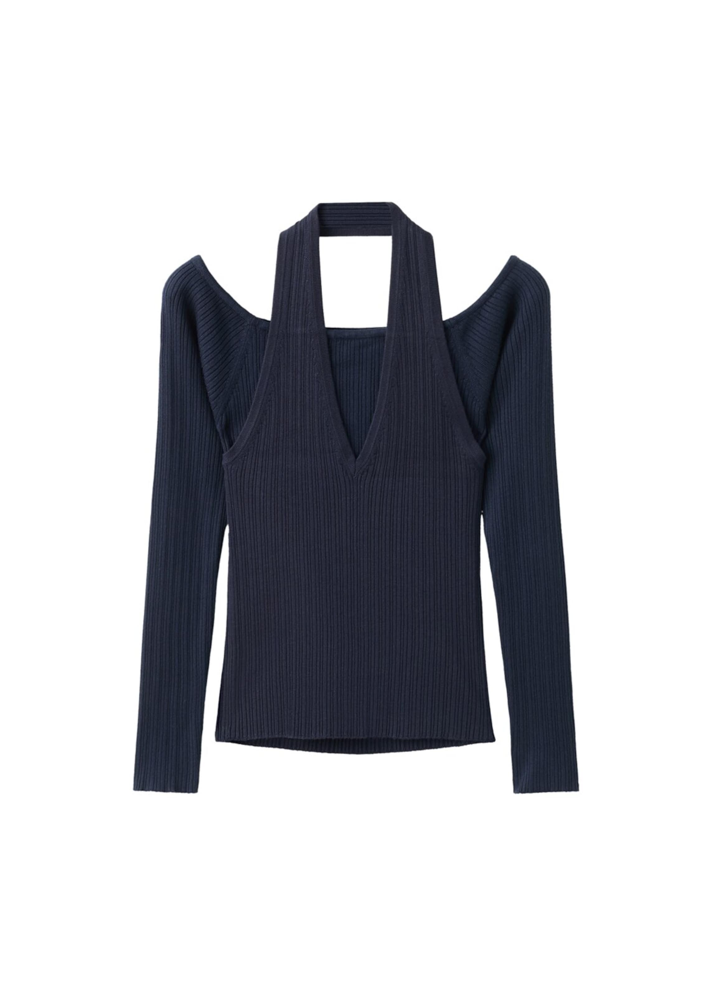 MANGO TEEN Pullover 'Daisy' in Blau: Vorderseite