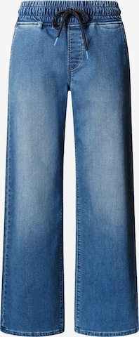 Pepe Jeans Wide Leg Hose in Blau: Vorderseite