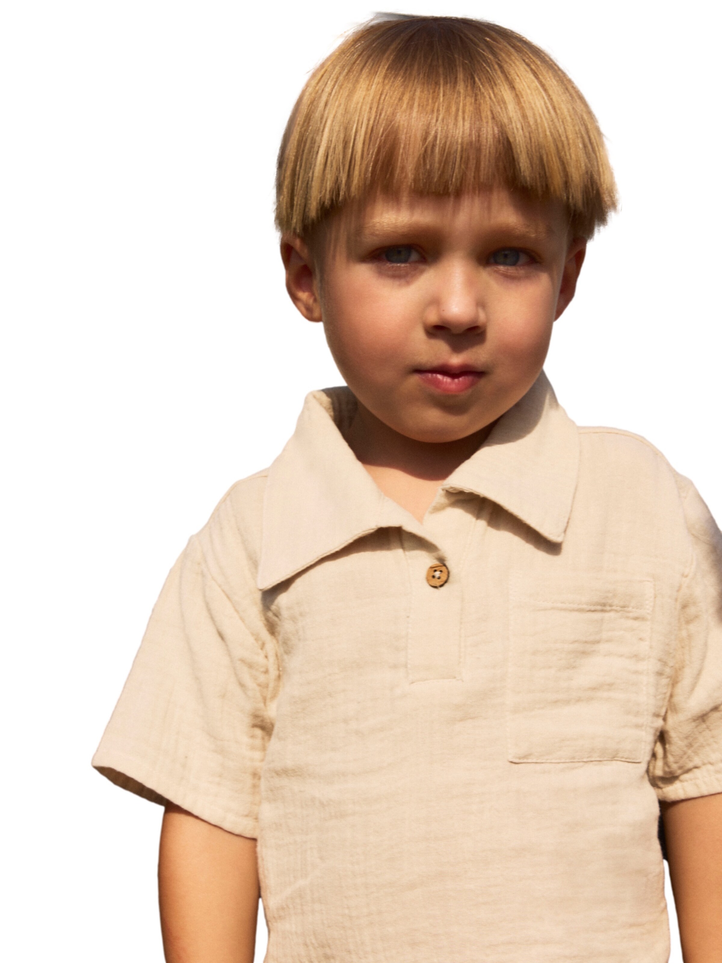 NAME IT Regular Fit Hemd 'Hefin' in Beige