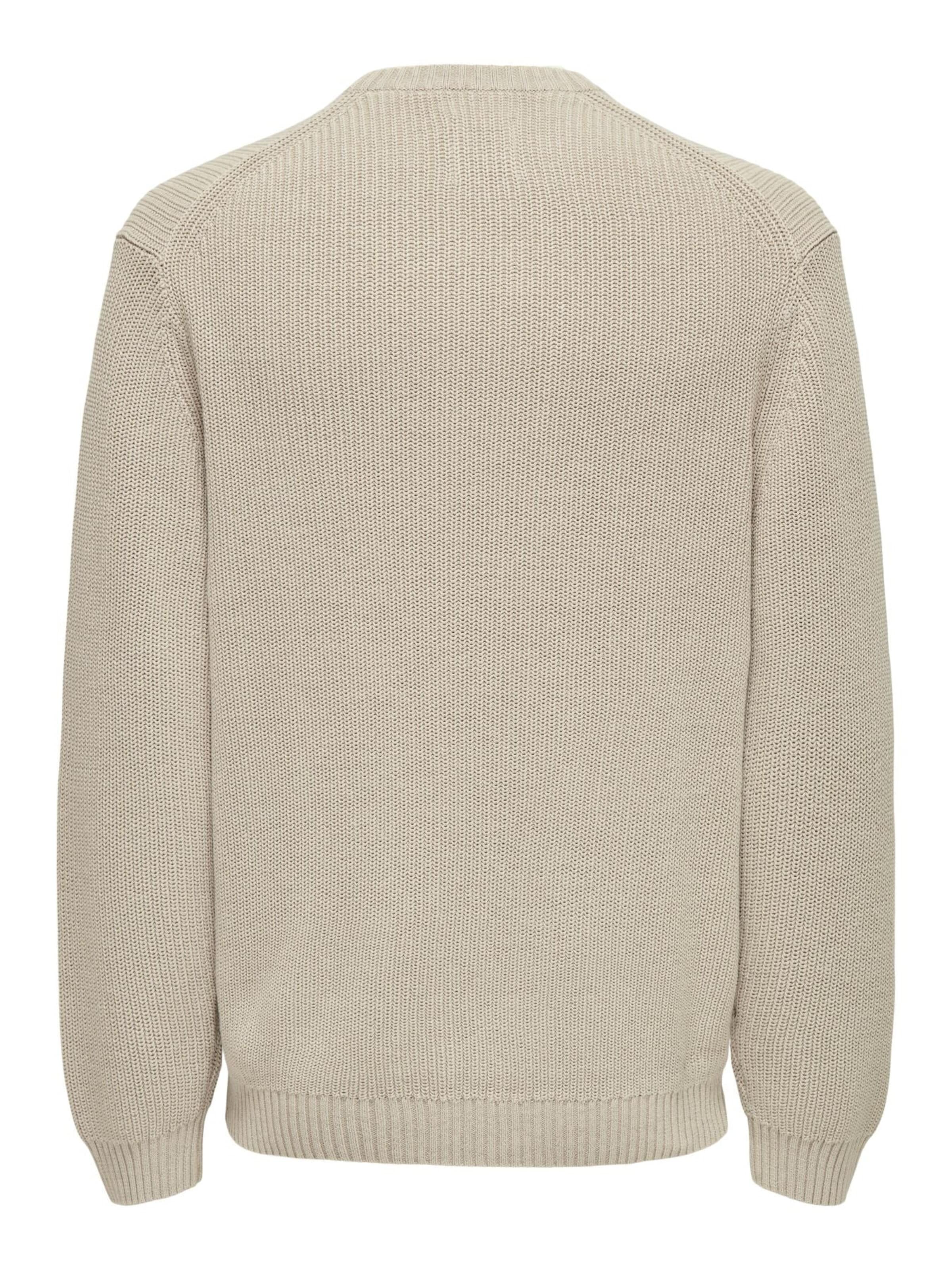 Pullover '22031545' di Only & Sons in beige