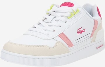 LACOSTE Sneakers 'T-Clip' in White: front