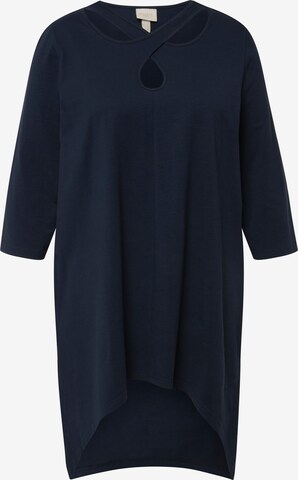 Ulla Popken Shirt in Blauw: voorkant