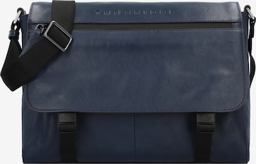 The Bridge Document Bag in Blue: front