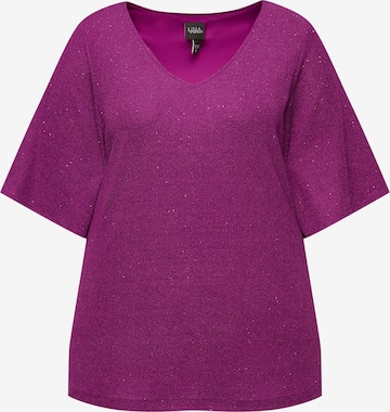 Ulla Popken Shirt in Lila: Vorderseite