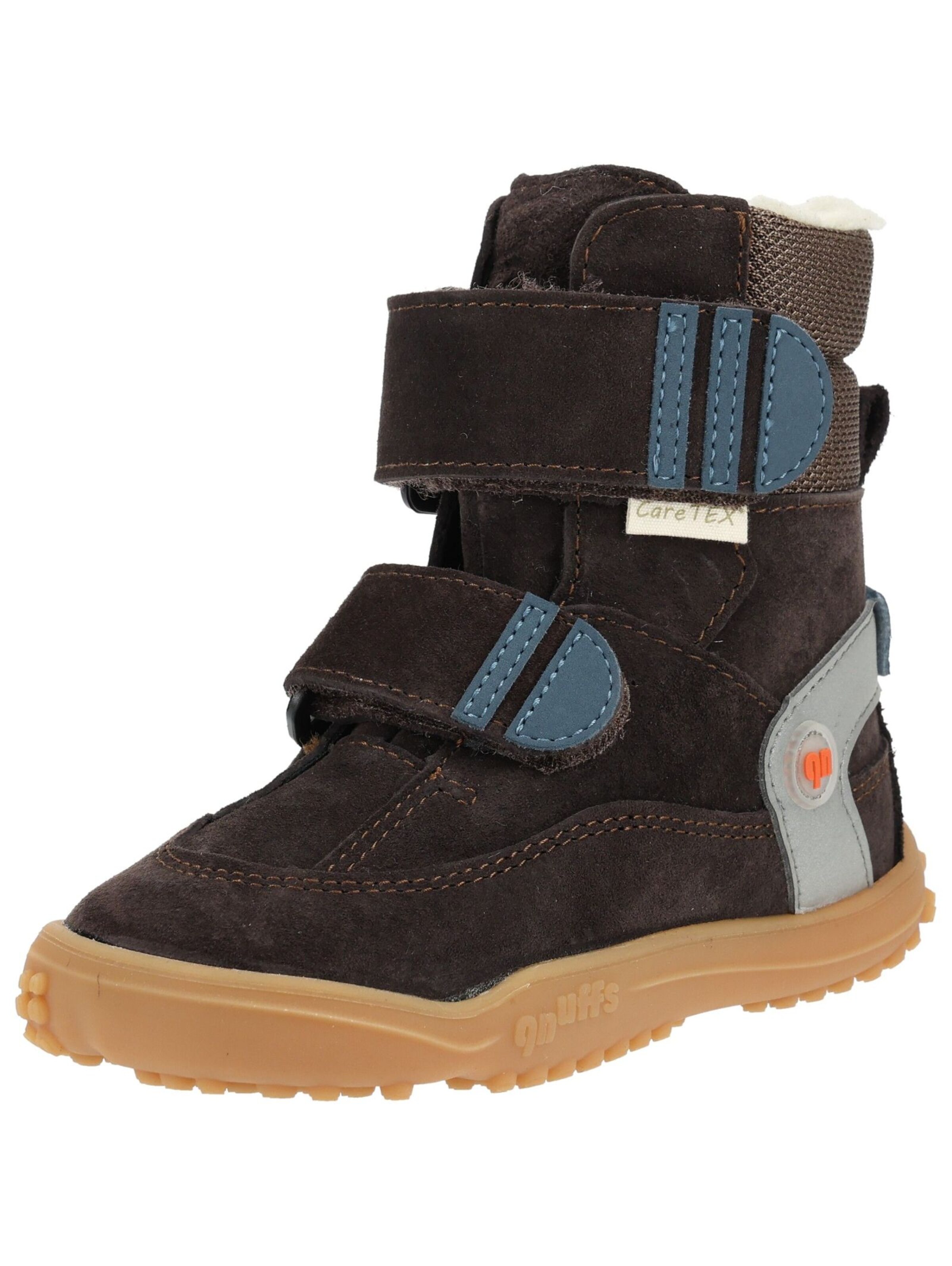 Qnuffs Stiefel in 24 in opal / schoko / hellgrau, Produktansicht