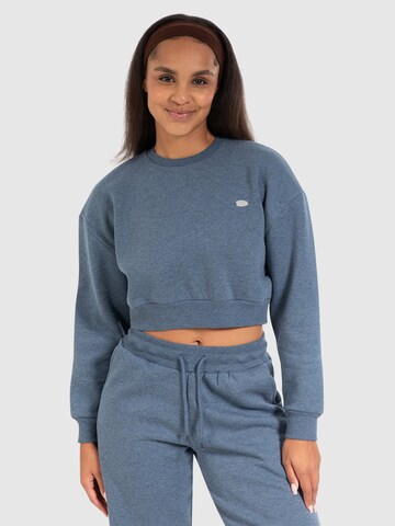 Smilodox Sweatshirt 'Amelia' in Blau: Vorderseite