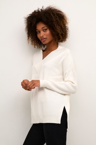 CULTURE Pullover 'Olivia' i hvid: forside