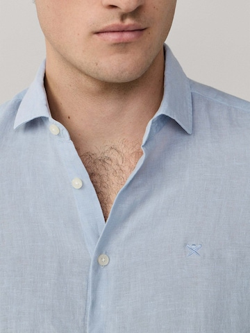 Hackett London Regular Fit Hemd in Blau