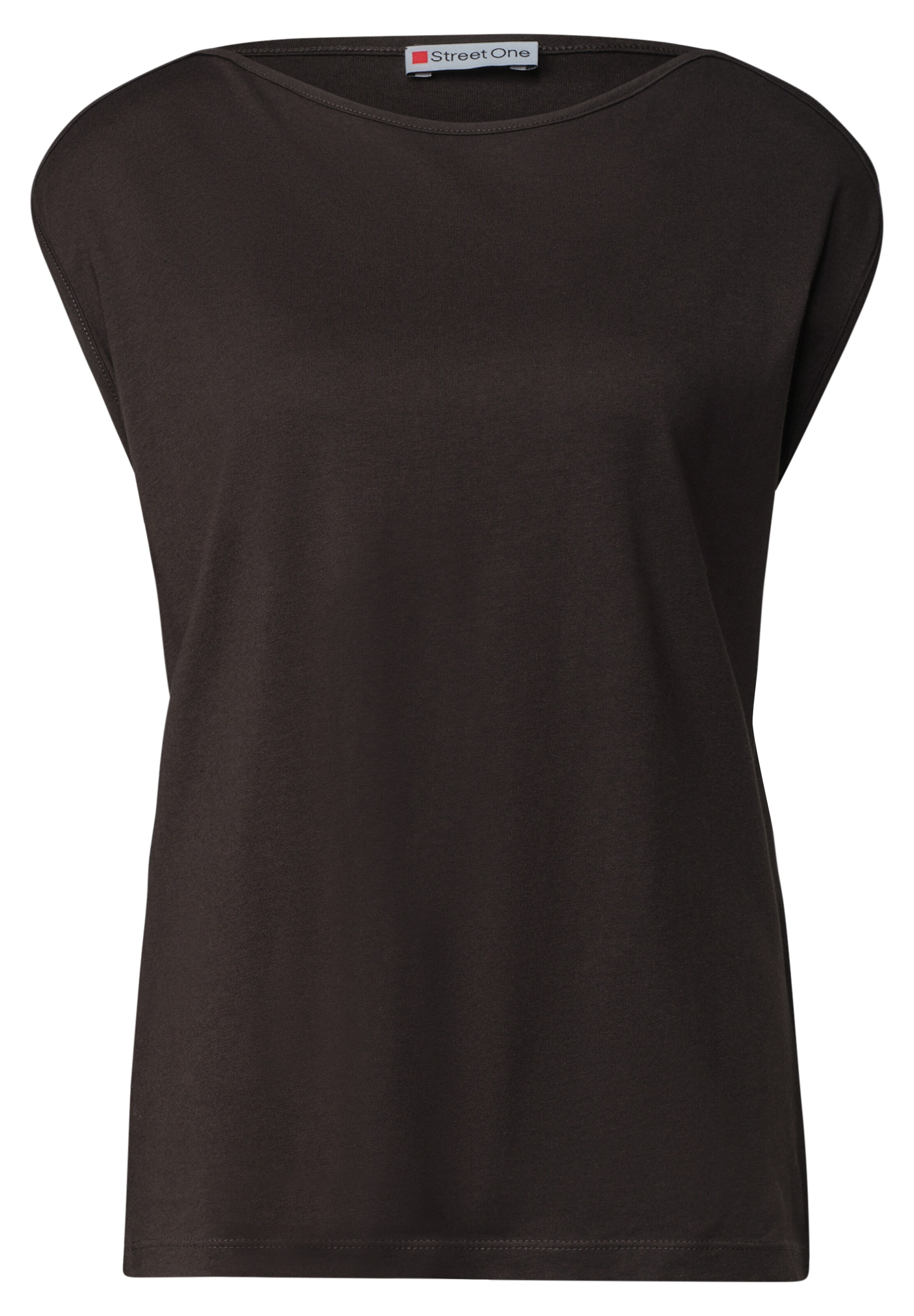 STREET ONE Shirt in Brown: front