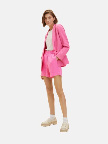 TOM TAILOR Loosefit Shorts in Pink