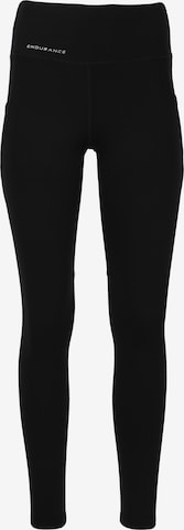 ENDURANCE - Pantalón deportivo 'Tather' en negro: frente