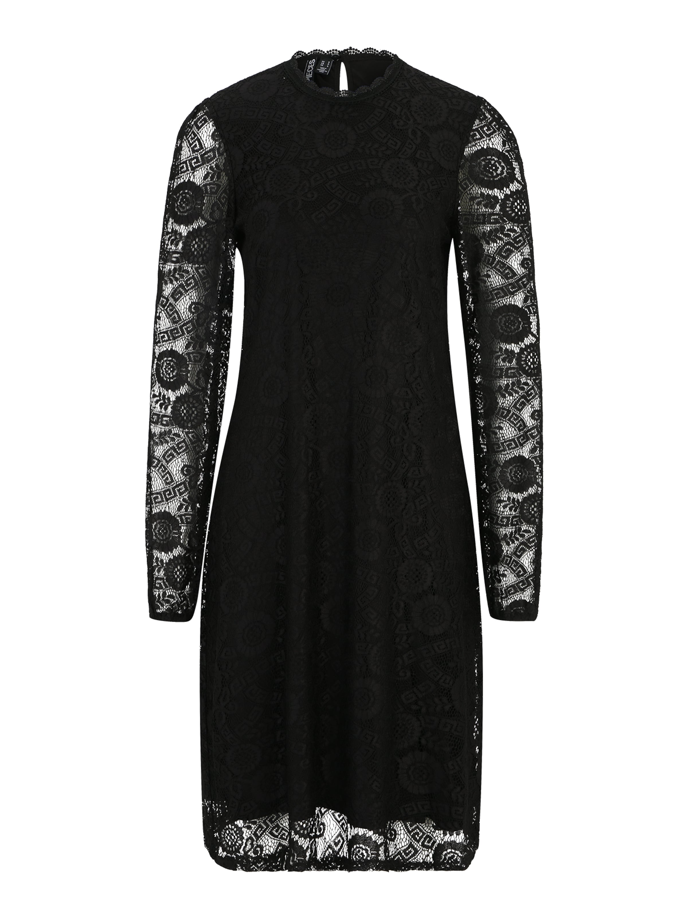 Pieces Tall Ruha - fekete: elől