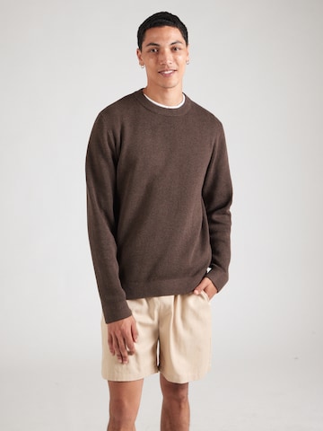 JACK & JONES - Jersey 'JPRBLAMILANO' en marrón: frente