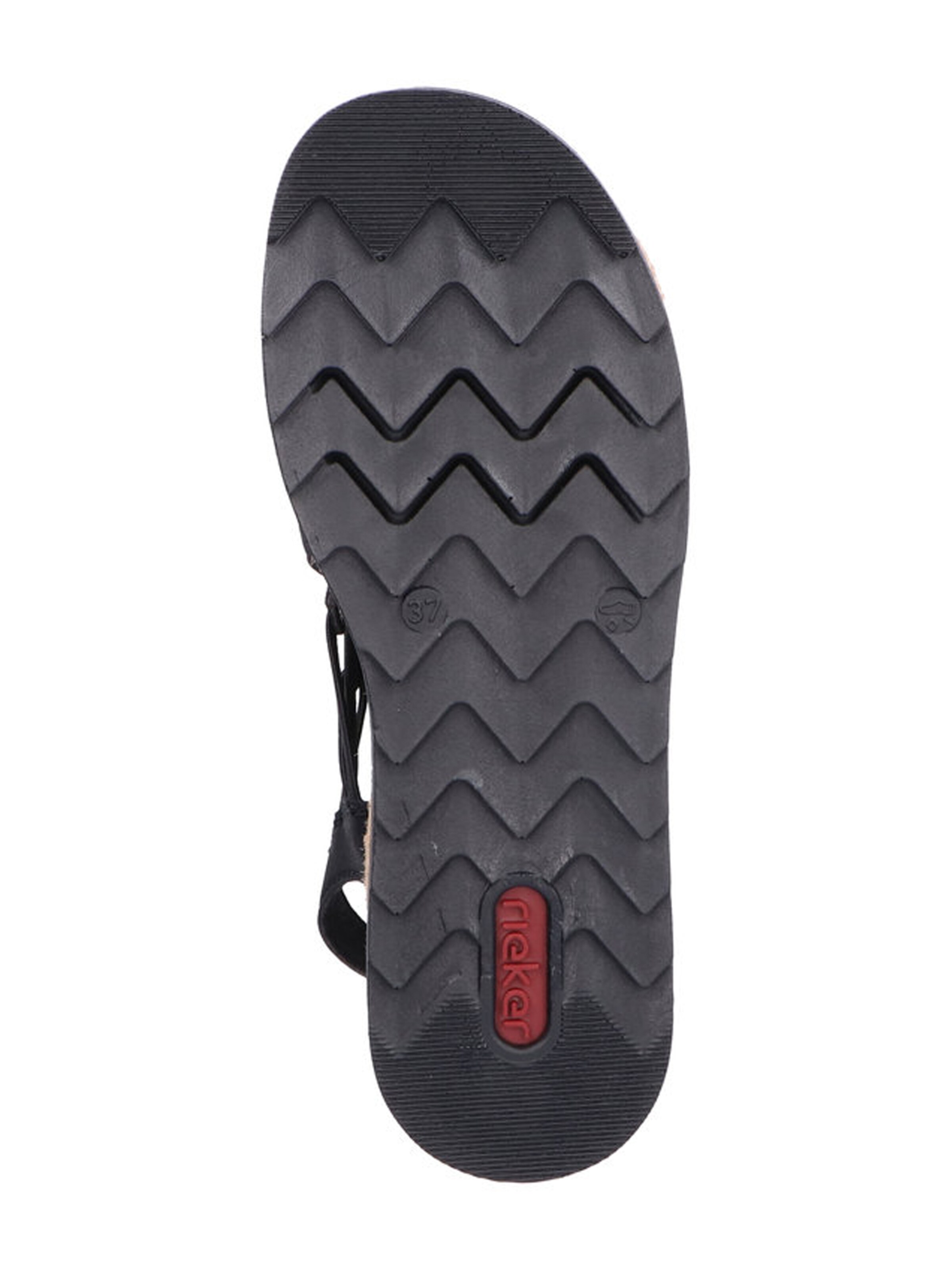 Sandalo di Rieker in nero