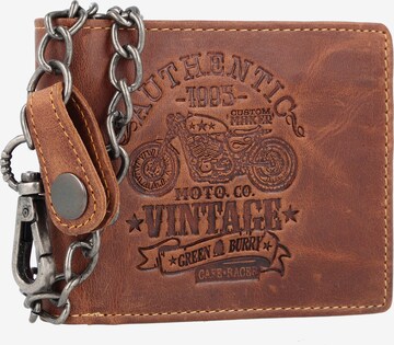 GREENBURRY Wallet 'Cafe Racer' in Brown