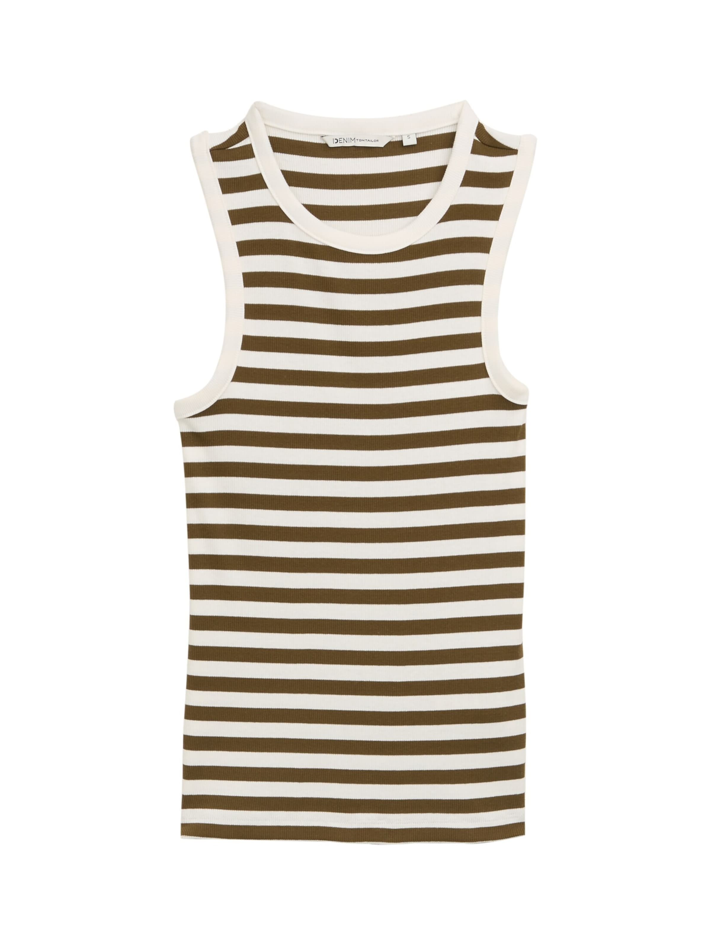 Haut TOM TAILOR DENIM en vert : devant