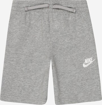 Nike Sportswear Обычный Штаны в Серый: спереди