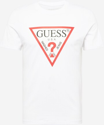 GUESS - Camisa em branco: frente