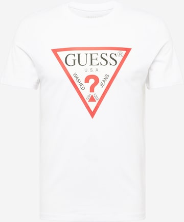 GUESS - Camisa em branco: frente