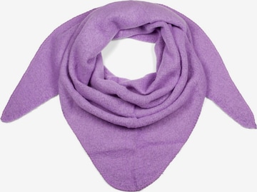styleBREAKER Tuch 'Strick Dreiecktuch meliert' in Lila: Vorderseite