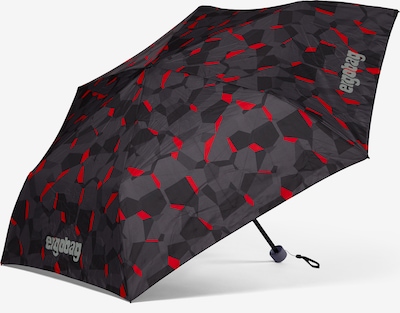 ergobag Parapluie en gris / rouge, Vue avec produit