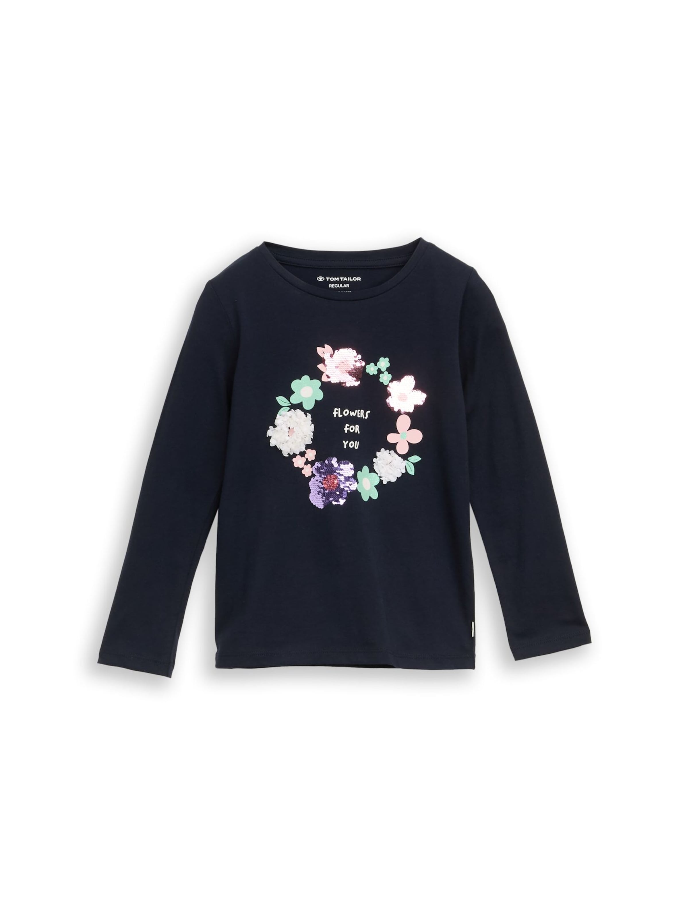 TOM TAILOR Shirt in Blauw: voorkant