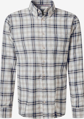 PIERRE CARDIN Comfort fit Overhemd in Beige: voorkant