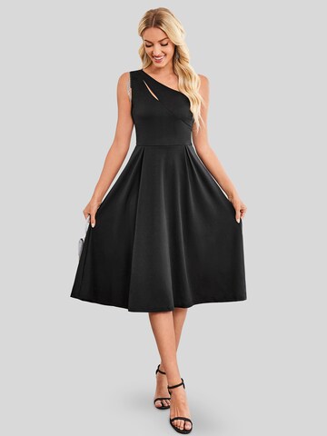 LapaPlus Cocktailjurk in Zwart