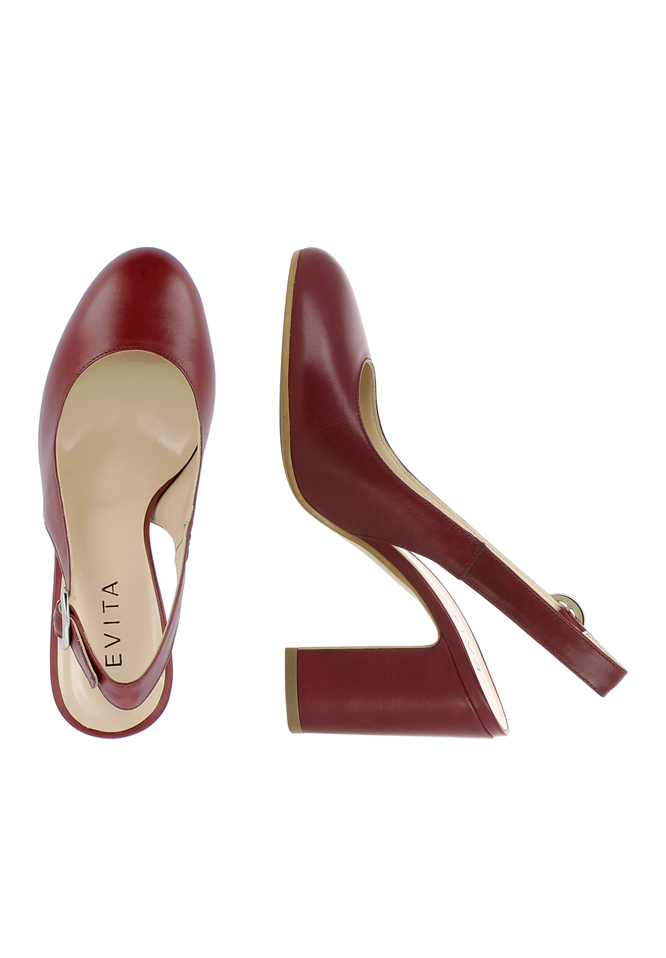 EVITA Slingpumps 'NICOLINA' in Rood