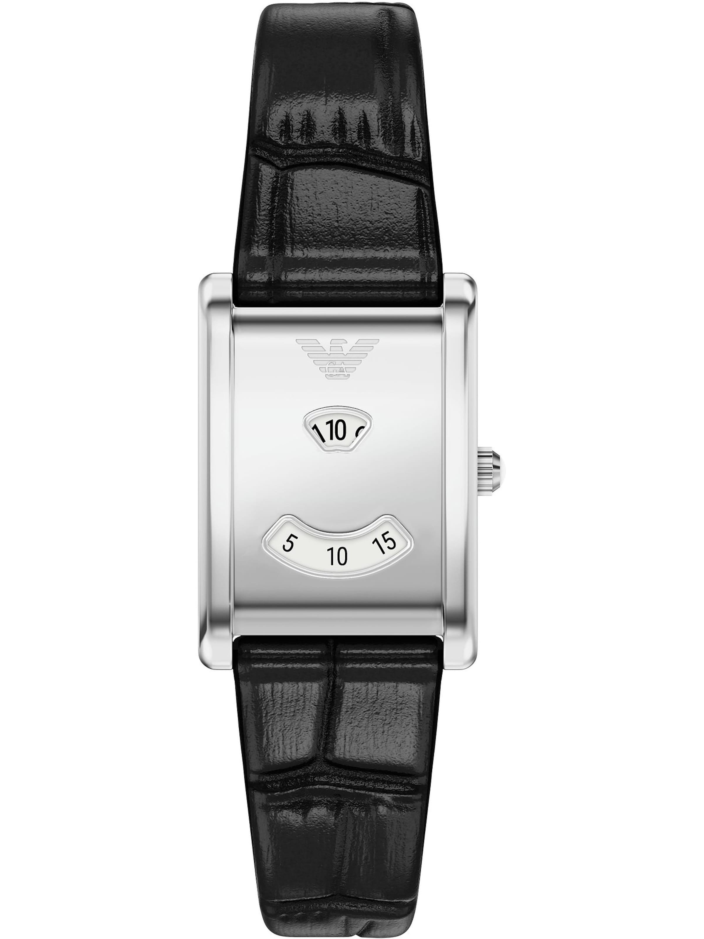 Emporio Armani Uhr in Silber: Vorderseite